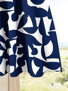 Rusticease 女士度假休闲纯色上衣+印花半裙套装（2件套），女士夏季服装，夏季半裙套装，半裙上衣套装，女士半裙上衣套装，印花半裙套装 - 彩色 - 查看 5
