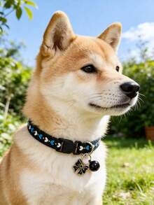 PETSIN 1 件装宠物心形蝴蝶结项圈，颈围可调节，猫狗项圈，宠物配件，情人节节日宠物用品 - 彩色 - 查看 17