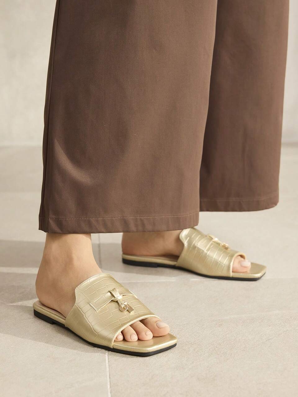 WOMEN'S COMFORTABLE SQUARE TOE SUEDE FRINGED FLAT SANDALS VACATION SHOES, FOR SUMMER NEW YEAR HOLIDAY, SPRING SHOES SPRING BREAK EASTER FOR CHRISTMAS SUMMER SHOES