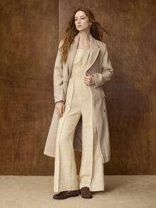 MOTF 女士 ENCORE 红色乐福鞋，复古英伦风平底鞋 - 摩卡棕 - 查看 3