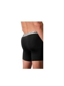 Calvin Klein سروال بوكسر رجالي LV00NB4124-UB1 عبوة 3 قطع - سروال بوكسر للرجال خريف وشتاء - الأسود - مشاهدة 3