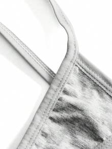 Ocili 迷你女士纯色性感丁字裤 - 淺灰色 - 查看 3