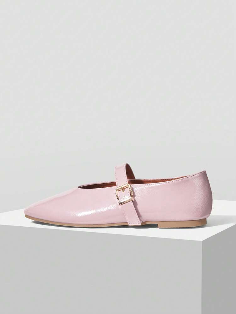 WOMEN'S COMMUTER CASUAL COMFORTABLE VERSATILE MARY JANE SQUARE TOE FLATS, FOR NEW YEAR HOLIDAY, SPRING SHOES SPRING BREAK EASTER FOR CHRISTMAS