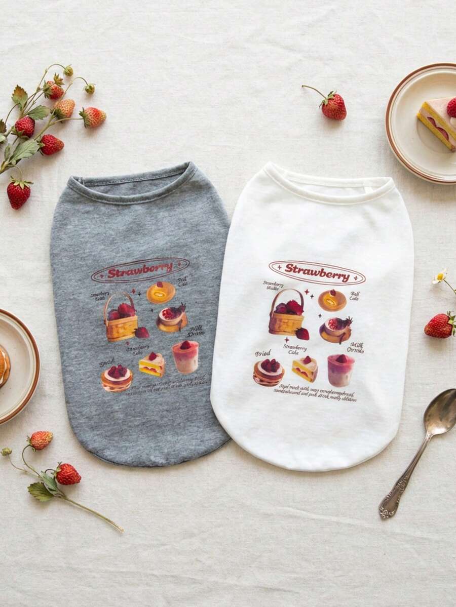 PETSIN 宠物春季新款狗狗服装 动物用品 宠物服装 狗狗背心 猫咪T恤 泰迪熊套装 小型动物服装 休闲酷炫背心 狗狗服装 猫咪服装 春夏两季新款背心