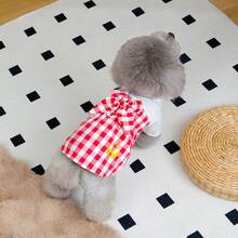 PETSIN Dog Clothing, Cat Clothing, Animal Skirts, Pet Spring/Summer New Collection, Puppy Dress, Princess Versatile Dress, Printed Stripes, Small Animal Clothing, Cool Sunscreen - Multicolor - View 13