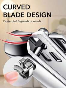 Bộ 2/4 kìm cắt móng tay và móng chân, chất liệu thép carbon siêu sắc bén và bền bỉ, lưỡi cong, phù hợp cho người lớn nam và nữ, dụng cụ làm móng tay móng chân chuyên nghiệp kèm dụng cụ làm sạch móng. - Nhiều màu - Xem 6