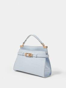 SHECARRY Women's Fashionable Versatile Minimalist Shoulder Bag & Handbag - Baby Blue - View 2