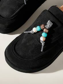 Solecia Scarpe casual e versatili da donna con design a fibbia - nero - Visualizzare 5