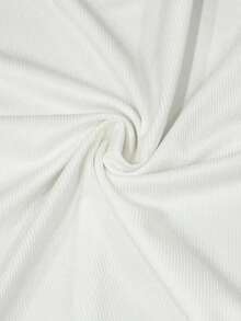 Resyla Camiseta de manga corta casual de mujer con ribete de contraste, verano - Blanco - Ver 4