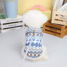 PETSIN 宠物春季新款狗狗服装 动物用品 宠物服装 狗狗背心 猫咪T恤 泰迪熊套装 小型动物服装 休闲酷炫背心 狗狗服装 猫咪服装 春夏两季新款背心 - 彩色 - 查看 16