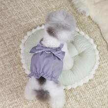 PETSIN 狗狗服装、猫咪服装、动物裙装、宠物春夏新品系列、幼犬连衣裙、公主风百搭连衣裙、条纹印花、小型动物服装、清凉防晒霜 - 彩色 - 查看 29