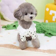 PETSIN 宠物春季新款狗狗服装 动物用品 宠物服装 狗狗背心 猫咪T恤 泰迪熊套装 小型动物服装 休闲酷炫背心 狗狗服装 猫咪服装 春夏两季新款背心 - 彩色 - 查看 7
