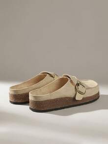 Solecia Ladies Fashion Flats Vacation Summer Spring Easter - Khaki - View 5