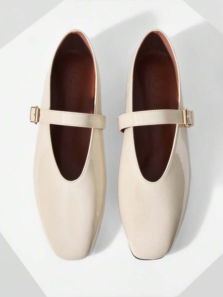 WOMEN'S COMMUTER CASUAL COMFORTABLE VERSATILE MARY JANE SQUARE TOE FLATS, FOR NEW YEAR HOLIDAY, SPRING SHOES SPRING BREAK EASTER FOR CHRISTMAS SPRING SHOES