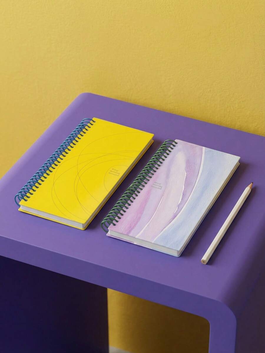 Joivida This Ultra-Thin Spiral Notebook With Colored Pages Is Compact And Portable, With Smooth Paper. It Is Perfect For Studying, Working, Traveling, Diary Recording And Desktop Decoration. It Is An Excellent Holiday Gift For Friends And Family, And Also An Ideal Gift For Men And Women Who Pursue Creativity And Boost Dopamine Secretion. - notepad - View 1
