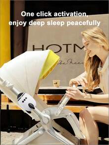 Teckwe Portable Electric Rocking Chair With White Noise Function, With Multiple Sources Of White Noise Including Flowing Water Sound, Tire Soothing Sound, And Stream Sound. It Has Multi Level Vibration Adjustment, Adjustable Tilt Angle, And Sleep Aid Function, Suitable For Daily Indoor And Outdoor Use, Home, Daycare, Travel, And Holiday Gifts; The Product Is Equipped With A 1200mAh Rechargeable Battery; Delivery Does Not Come With A Complimentary Data Cable; Wireless Connection Model: SR10 - View 2