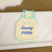 PETSIN Quần áo thú cưng mùa xuân mới, đồ dùng cho thú cưng, quần áo cho thú cưng, áo ba lỗ cho chó, áo thun cho mèo, trang phục cho gấu bông, trang phục cho động vật nhỏ, áo ba lỗ thường ngày mát mẻ, quần áo cho chó, quần áo cho mèo, áo ba lỗ hai mùa xuân hè mới. - Nhiều màu - Xem 32