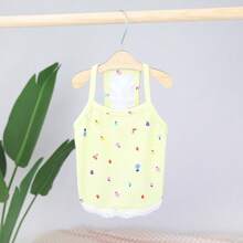 PETSIN 宠物春季新款狗狗服装 动物用品 宠物服装 狗狗背心 猫咪T恤 泰迪熊套装 小型动物服装 休闲酷炫背心 狗狗服装 猫咪服装 春夏两季新款背心 - 彩色 - 查看 6