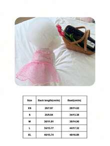 PETSIN Breathable Mesh Dress For Dogs And Cats, Including Teddy, Pomeranian, Poodle, Bichon Frise, And Other Small Breeds. - Multicolor - View 19