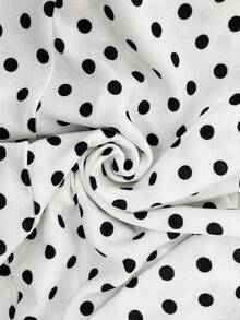 Firerie 女士浪漫露背撞色蝴蝶结连衣裙 - 黑與白 - 查看 7