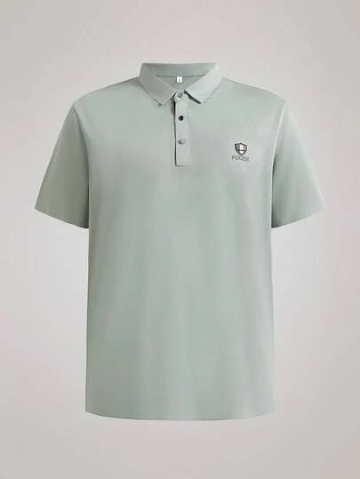 Officeau 男士夏季无缝透气 Polo 衫，轻便商务休闲正装