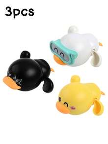 MINKOJA MINKOJA Un jouet de bain en forme de canard remonté avec un mécanisme de remontage mécanique. Il a une forte flottabilité et ne coule pas. Il est de petite taille et ne nécessite pas de piles. Il convient aux salles de bain, baignoires, piscines, plages, voyages et à la décoration de la maison. C'est un choix idéal pour les cadeaux de fêtes, d'anniversaire, de la Saint-Valentin. Il convient aux adultes, adolescents, membres de la famille et amis. - Multicolore - Voir 9
