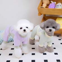 PETSIN 宠物服装、狗狗服装、猫咪服装、休闲连体衣、春夏新款小型动物连体衣、防滑扣连体服、宠物用品、休闲连体衣 - 彩色 - 查看 11