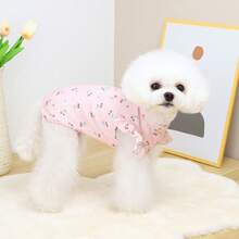 PETSIN 宠物春季新款狗狗服装 动物用品 宠物服装 狗狗背心 猫咪T恤 泰迪熊套装 小型动物服装 休闲酷炫背心 狗狗服装 猫咪服装 春夏两季新款背心 - 彩色 - 查看 15