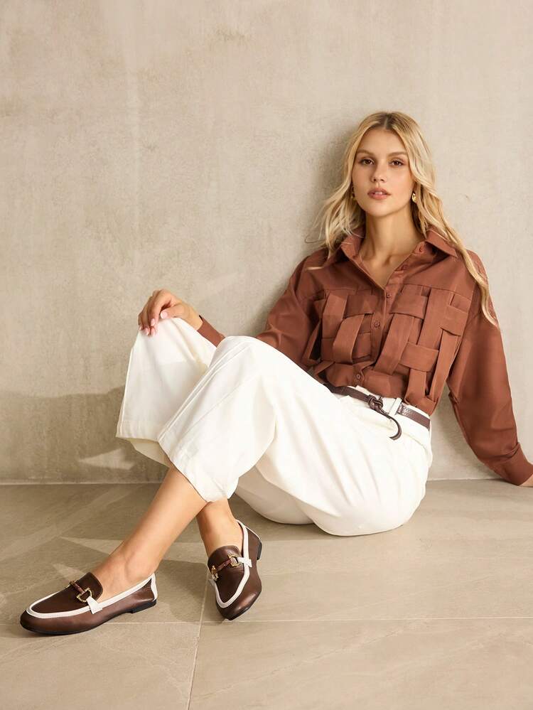 WOMEN'S COMFORTABLE CASUAL SQUARE TOE FLATS, FOR NEW YEAR HOLIDAY, SPRING SHOES SPRING BREAK EASTER FOR CHRISTMAS SPRING SHOES