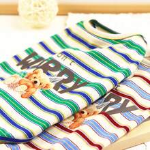 PETSIN 宠物春季新款狗狗服装 动物用品 宠物服装 狗狗背心 猫咪T恤 泰迪熊套装 小型动物服装 休闲酷炫背心 狗狗服装 猫咪服装 春夏两季新款背心 - 彩色 - 查看 16