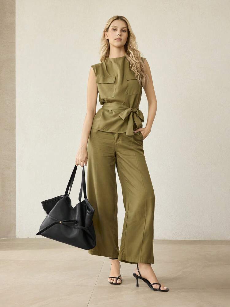 WOMEN'S FASHION CASUAL COMMUTE MINIMALIST VERSATILE LARGE CAPACITY BLACK HANDBAG