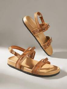 Solecia Zapatos planos para mujer - Marrón - Ver 6
