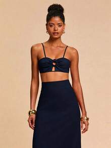 Travachic Women Midi Dresses - Navy Blue - View 6