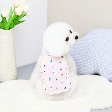 PETSIN 宠物春季新款狗狗服装 动物用品 宠物服装 狗狗背心 猫咪T恤 泰迪熊套装 小型动物服装 休闲酷炫背心 狗狗服装 猫咪服装 春夏两季新款背心 - 彩色 - 查看 15