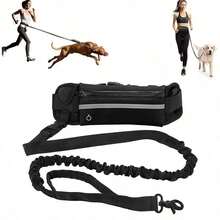 1pc IDestry Hands Free Dog Leash For Running Walking Reflective Leash With Waist Bag Retractable Elastic Belt Dog Traction Rope Pet Products Sports Belt Traction Rope - Multicolor - View 10