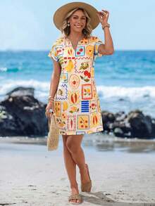 Sylviya 女士休闲印花无袖夏季连衣裙 女士夏季穿搭 度假装扮 女士夏季连衣裙 女士夏季服装 夏季连衣裙 女士连衣裙 夏季女士连衣裙 女士休闲碎花连衣裙 女士度假连衣裙 沙滩连衣裙 女士休闲连衣裙 - 彩色 - 查看 6