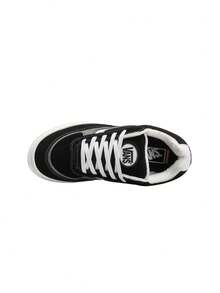 Vans Men's Casual Athletic Shoes Durable Classic Retro Shopping Daily Weekend Black VN000D45-BA2 - Black and White - View 3