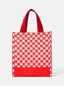 HELLO KITTY AND FRIENDS | SHEIN 卡通图案时尚保温午餐包，多功能包，保冷包 - 卡通 - 查看 4