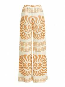 Swim Oasis Traje de baño de una pieza con textura espiral vintage para mujer, elegante y grácil para vacaciones - amarillo ganso - Ver 4