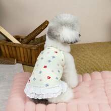 PETSIN Quần áo cho chó, quần áo cho mèo, váy cho thú cưng, bộ sưu tập xuân/hè mới, váy cho cún con, váy công chúa đa năng, họa tiết kẻ sọc, quần áo cho động vật nhỏ, kem chống nắng mát mẻ - Nhiều màu - Xem 24