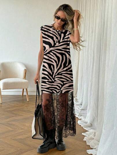 EMERY ROSE Đầm maxi nữ màu trơn không tay phối ren, thích hợp mặc hàng ngày, đi làm, thời trang đa năng, mùa xuân và mùa hè. Chiếc đầm này phù hợp cho kỳ nghỉ xuân, mặc mùa hè, với nhiều kiểu dáng như đầm maxi thường ngày, đầm đi chơi, đầm hè, v.v. Màu đen phù hợp để mặc hàng ngày, đi làm, mặc mùa hè và hơn thế nữa.