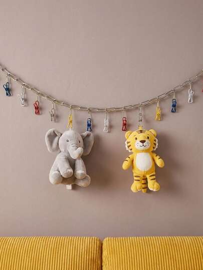 Joivida Dây đeo đồ chơi dệt thủ công (1/2 chiếc), sản phẩm xuyên biên giới mới, dây đeo ảnh, túi lưới trang trí nhà cửa, đồ trang trí tường đựng búp bê phòng ngủ.