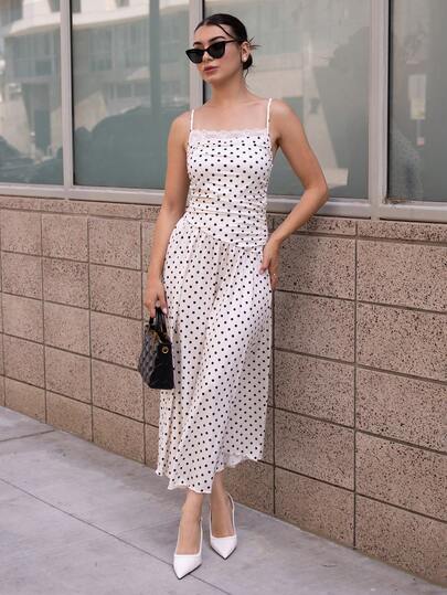 Andrea Bello 女士优雅蕾丝边长裙，新年晚礼服，新年派对礼服，女装，优雅女士连衣裙，米色女士连衣裙，新年女士连衣裙，正式女士连衣裙，节日连衣裙，套装，新年晚礼服