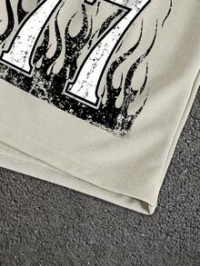 GENIUS ODE Bộ đồ nam phong cách đường phố 77 gồm áo tank top và quần short, kiểu dáng rộng rãi mùa hè. - Nhiều màu - Xem 4