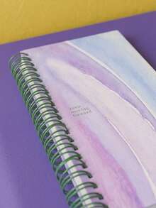 Joivida This Ultra-Thin Spiral Notebook With Colored Pages Is Compact And Portable, With Smooth Paper. It Is Perfect For Studying, Working, Traveling, Diary Recording And Desktop Decoration. It Is An Excellent Holiday Gift For Friends And Family, And Also An Ideal Gift For Men And Women Who Pursue Creativity And Boost Dopamine Secretion. - notepad - View 3