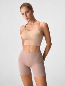 Loungeista Gym Push Up Bra Women Sports Bra Back Closure High Impact Workout Sport Fitness Wear For Yoga Gym Brassiere Sportswear, Lingeriefor Summerfor Summer - Pink - View 6