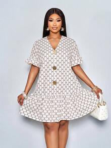 SOLERSUN Váy chữ A tay ngắn hai lớp xếp ly, cổ chữ V, họa tiết hoa bướm retro dành cho nữ cỡ lớn, trang trí khóa kim loại. Sang trọng nhẹ nhàng, đơn giản, rộng rãi và đa năng, phù hợp cho đi làm hàng ngày và nghỉ mát biển vào mùa xuân và mùa hè. Tươi mát và thoải mái, phù hợp cho Ngày Thánh Patrick, Lễ Phục Sinh, lễ hội âm nhạc, tiệc tùng, hẹn hò, mùa cưới, lễ hội bốn lá, phong cách đường phố, nghỉ mát biển, dã ngoại, phong cách miền Tây, phong cách Bohemian, thanh lịch và thướt tha, hiện đại. - trắng - Xem 3