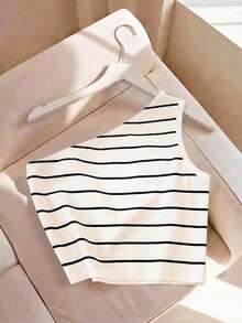 Resyla Women's Striped Casual Versatile Sleeveless Top - Multicolor - View 2