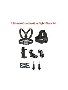 Chest/Head Strap Set (Multiple Styles Available) - Portable Adjustable Chest Strap For Smartphones And Cameras For Photography/Video Recording. Includes Phone Mount. Multi-Functional Chest/Head Strap Set. Suitable For Outdoor Cycling, Sports, Running, Fishing, And Other First-Person Perspective Shootings. Camera Accessories Combo. - Multicolor - View 12