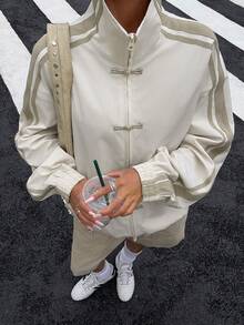 Muchica 米色梭织女式轻薄外套 - 米色 - 查看 7